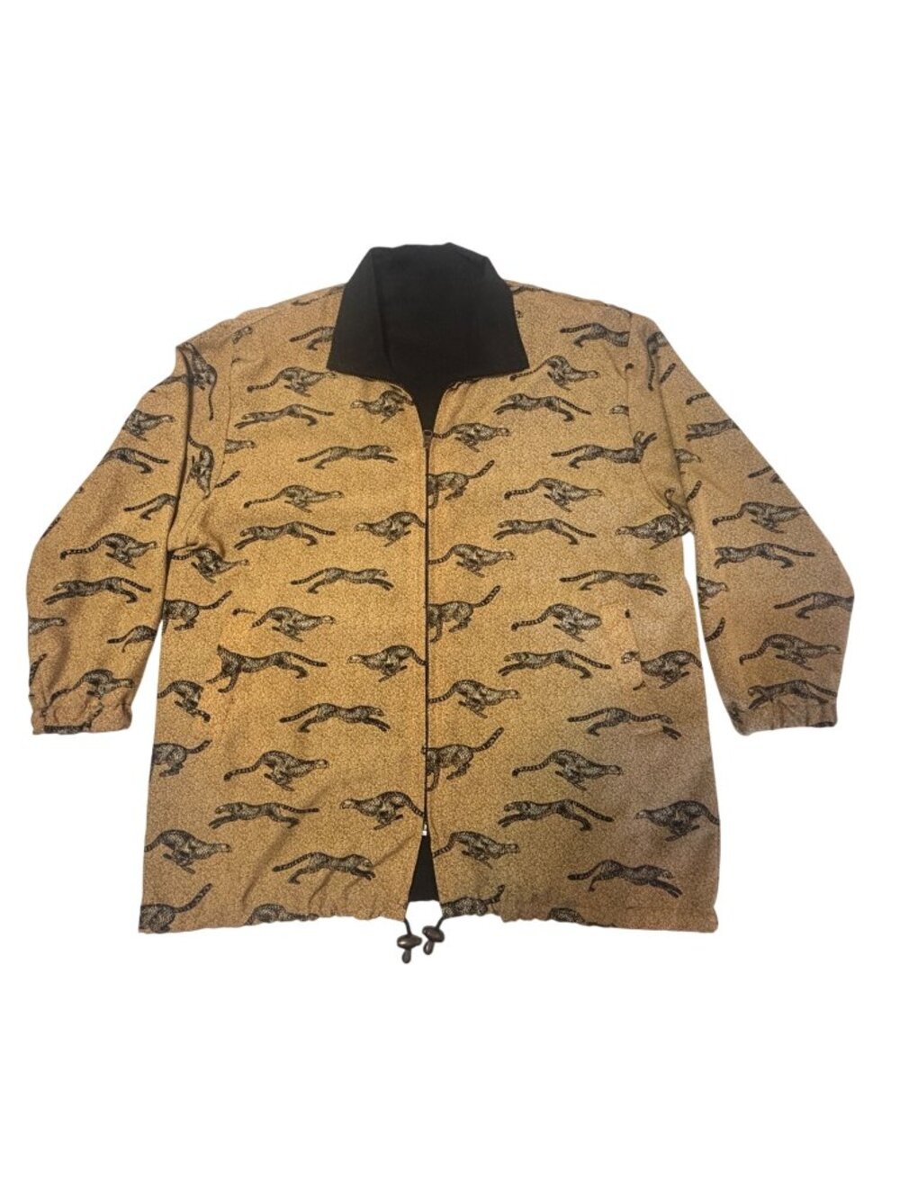 Jungle Jackets Reversable Leopard Print Jacket Women Plus Size 4 Evening Casual